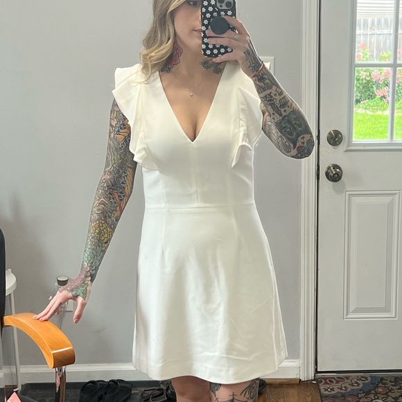 French connection white mini dress - Picture 8 of 8